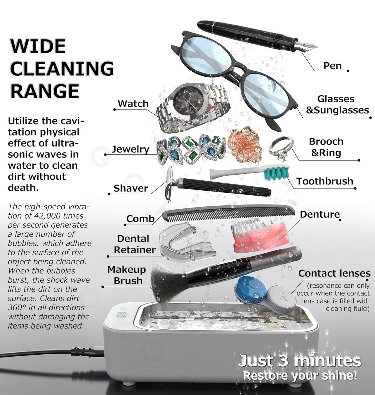 ULTRASONIC JEWELRY CLEANER