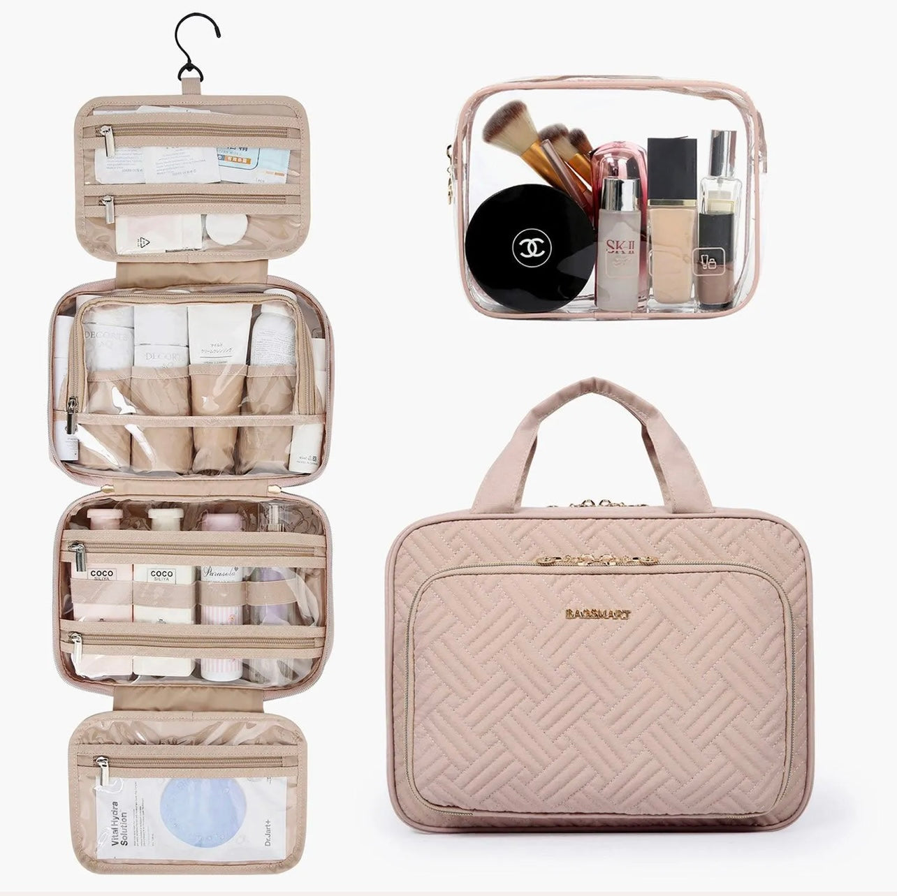 The Space Saver Pro Hanging Toiletry Bag