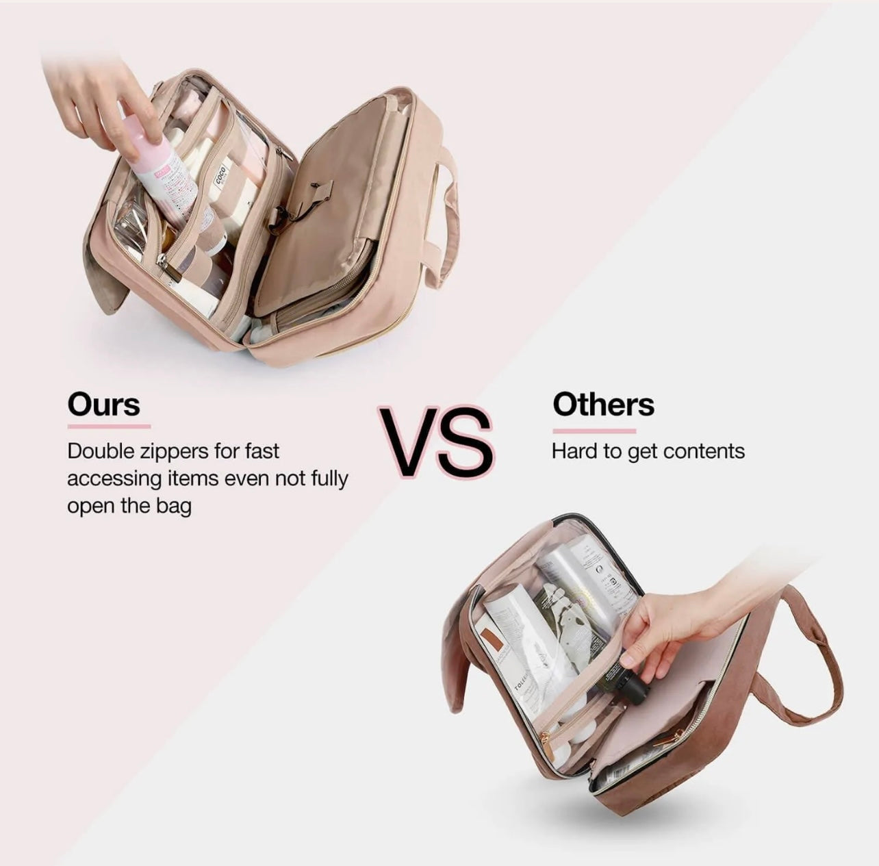 The Space Saver Pro Hanging Toiletry Bag