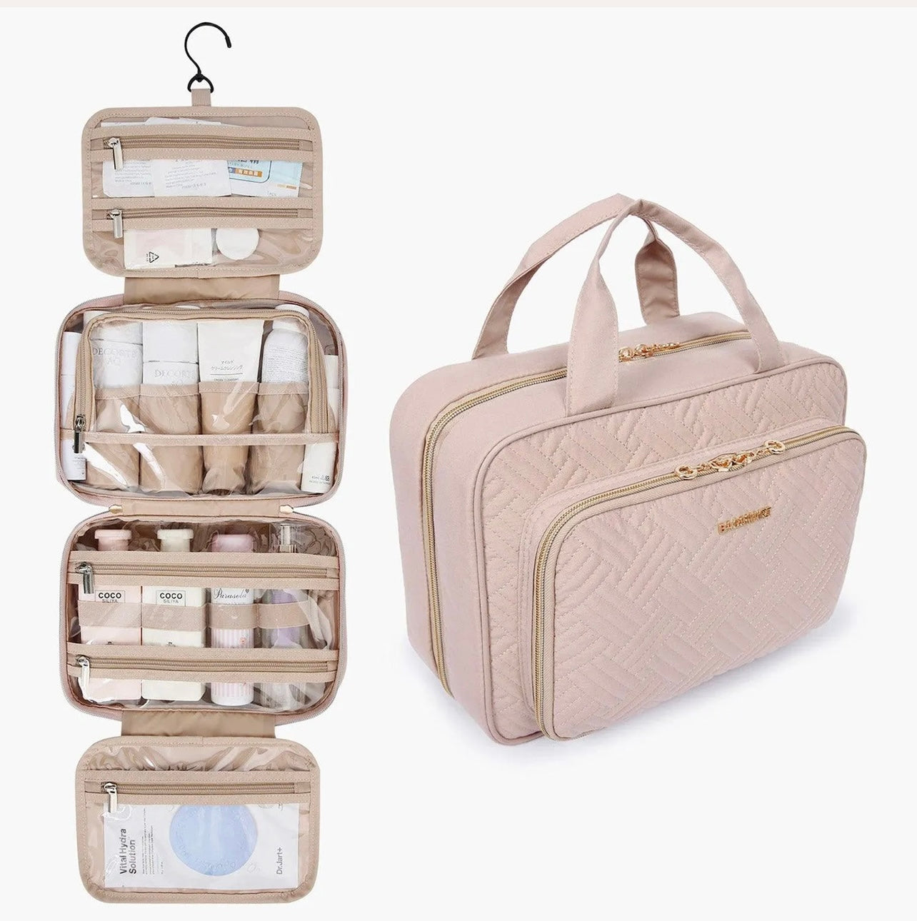 The Space Saver Pro Hanging Toiletry Bag
