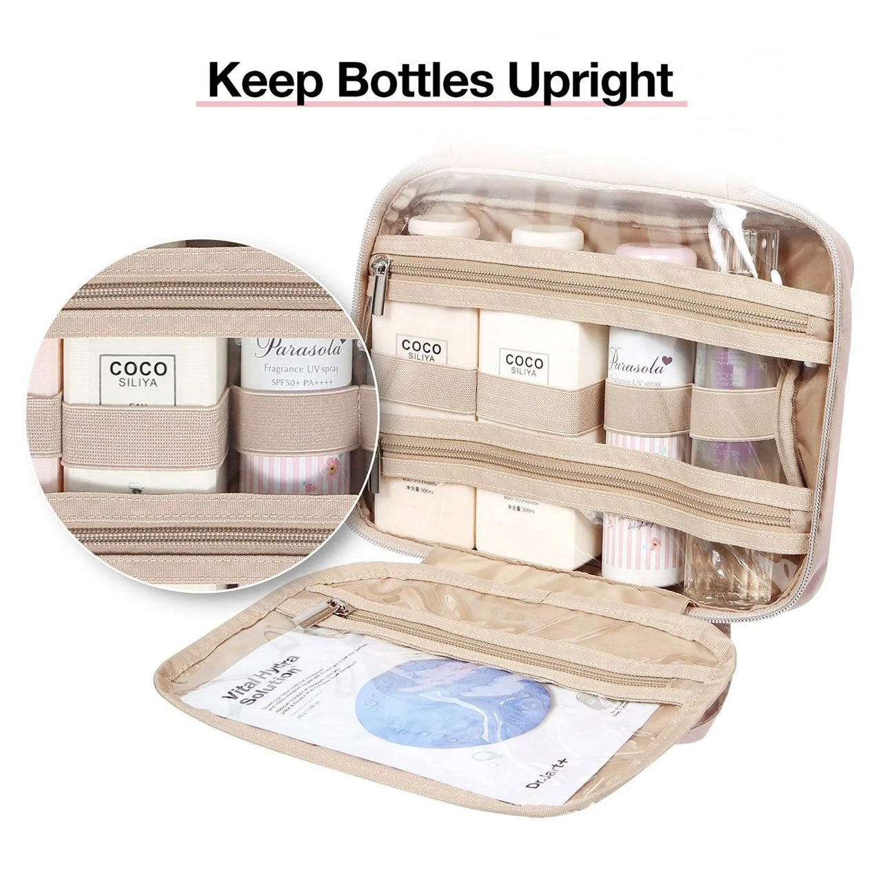 The Space Saver Pro Hanging Toiletry Bag