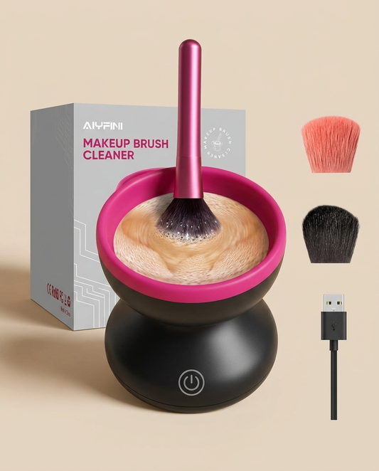 Electric Makeup Brush Cleaner studio photo