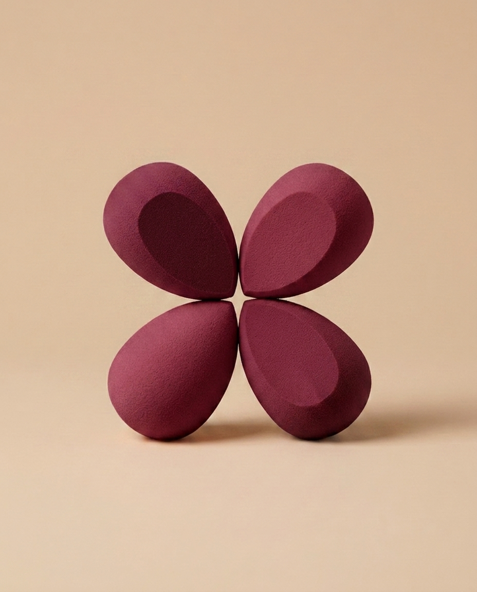 Juno Microfibre Sponge — Maroon