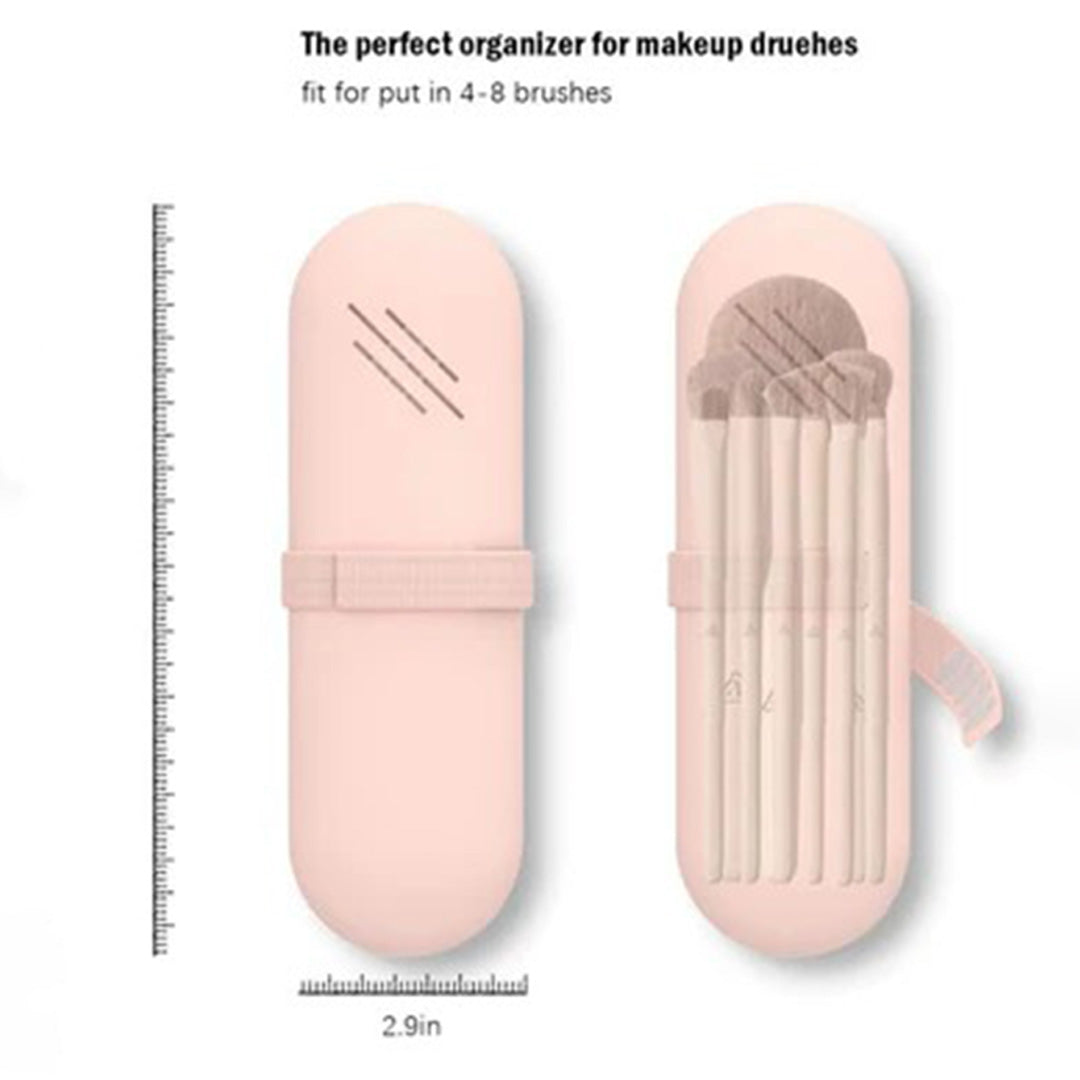 Silicone Brush Holder Pink