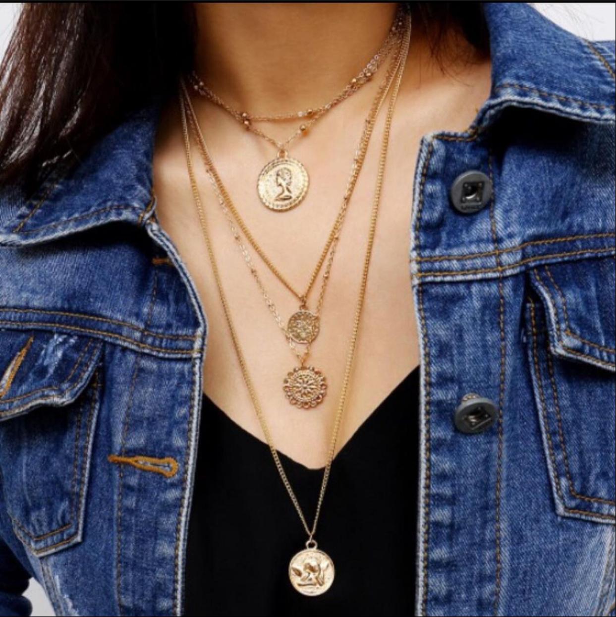 Layered Coin Necklace