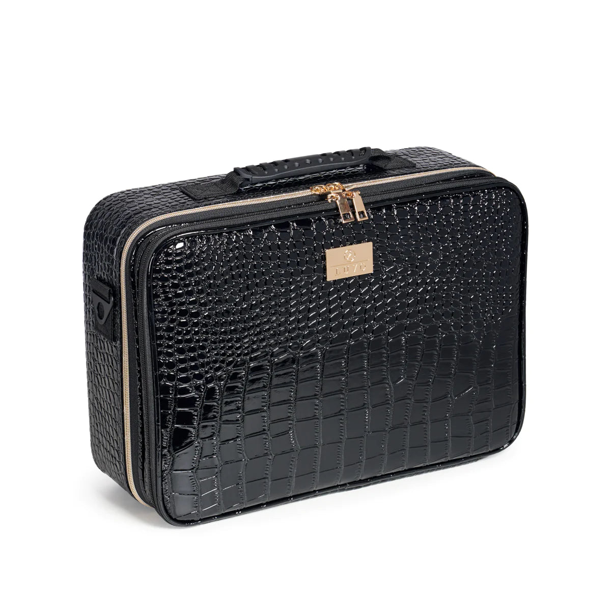 Crocodile Cosmetic Case Onyx Black