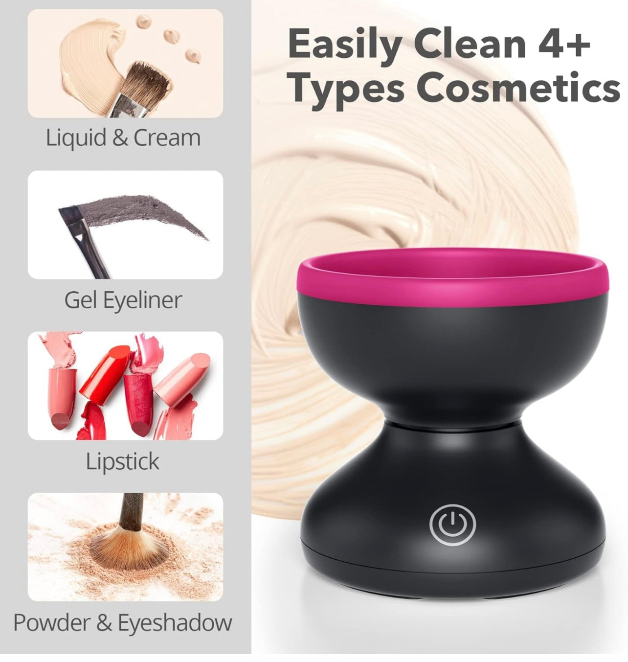 Electric Makeup Brush Cleaner Machine