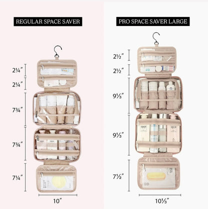 The Space Saver Pro Hanging Toiletry Bag