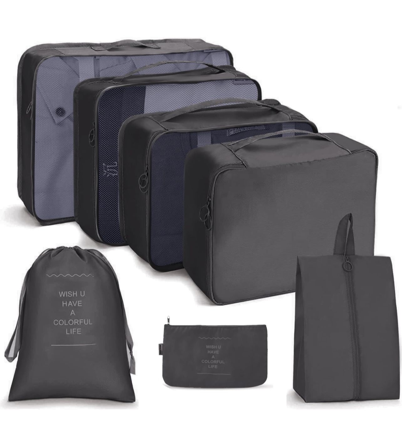 7 Pieces Packing Cubes