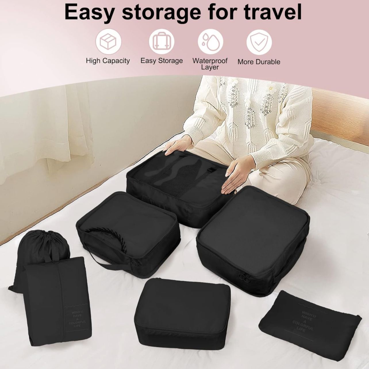 7 Pieces Packing Cubes