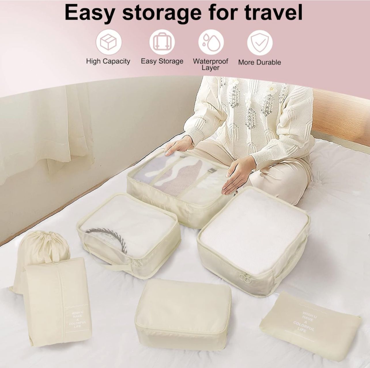 7 Pieces Packing Cubes