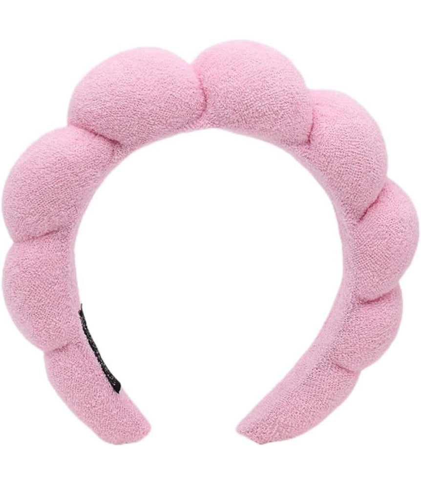 Puffy Spa Headband Pink – Arya Essentials