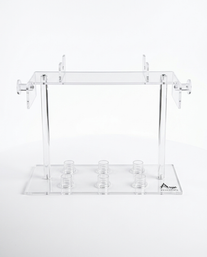 Arya Acrylic Styler Stand - front view