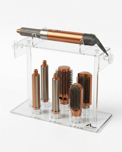 Arya Acrylic Styler Stand - with styler set up