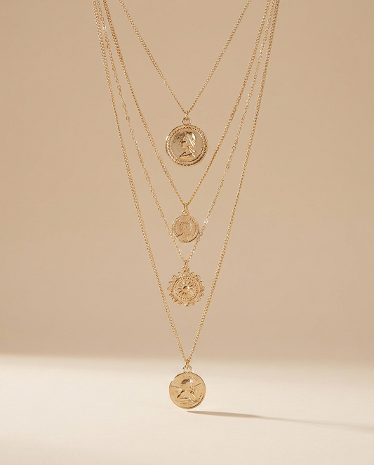 Layered Coin Necklace