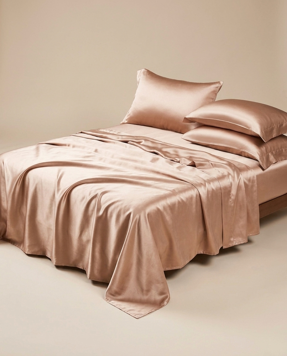 Silk Bed Sheet Set alternate angle
