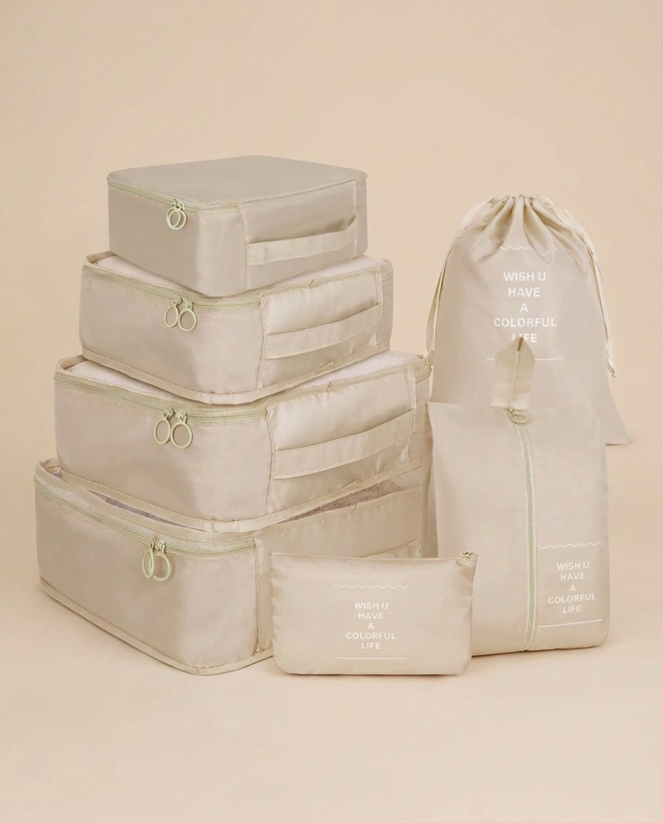 7 Pieces Packing Cubes alternate angle