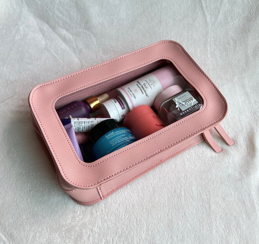 Pink Makeup/Skincare Case