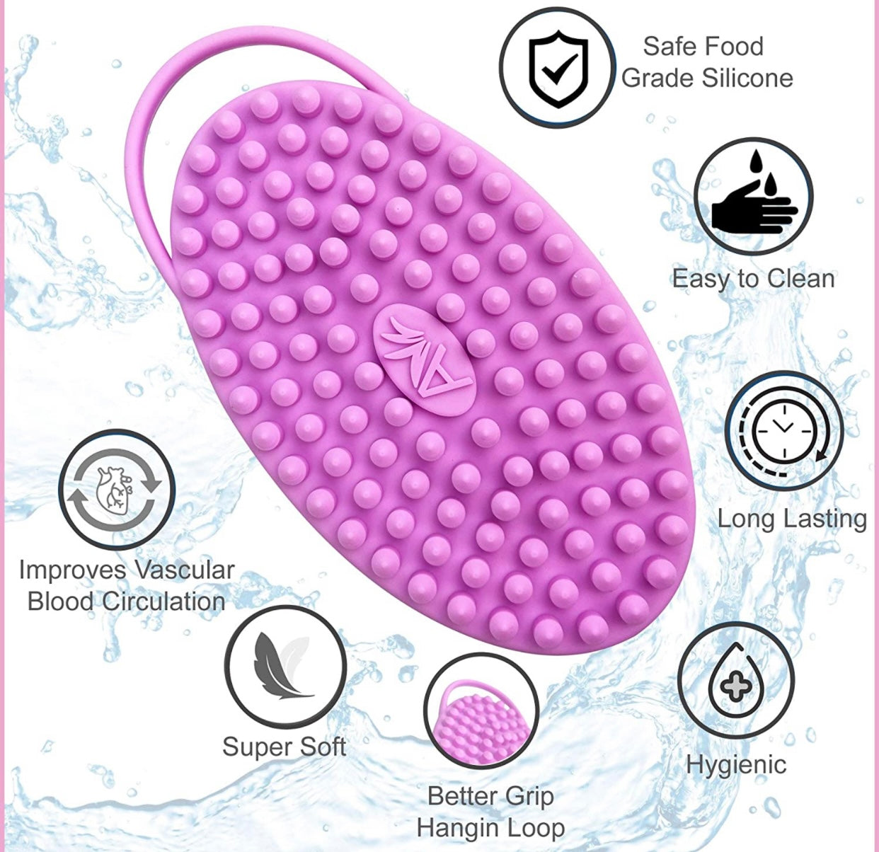 Silicone Shower Loofah